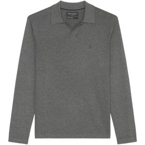 Marc O'Polo, Tops, Heren, Grijs, 2Xl, Katoen, Normale polo hals trui