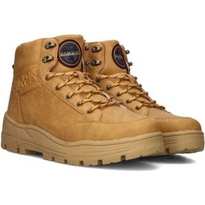 Napapijri, Schoenen, Heren, Bruin, 41 EU, Stijlvolle Camel Leren Boots