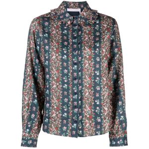 See by Chloé, Blouses & Shirts, Dames, Veelkleurig, L, Bedrukt Overhemd