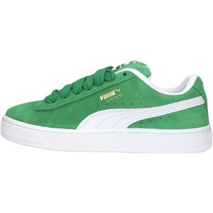 Puma, Schoenen, Heren, Groen, 36 EU, Suède, Groene Suede Lage Sneakers