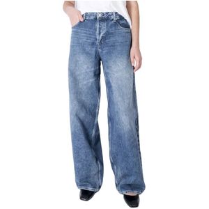 Adriano Goldschmied, Jeans, Dames, Blauw, W28, Katoen, Vintage Blue Wide Leg Jeans