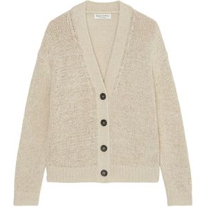 Marc O'Polo, Truien, Dames, Beige, XL, Cardigan los