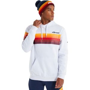 Ellesse, Sweatshirts & Hoodies, Heren, Wit, L, Grafische Print Sweater