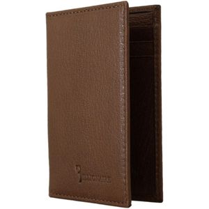 Billionaire, Italiaanse Couture Leren Bifold Portemonnee Bruin, Heren, Maat:ONE Size