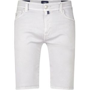 Tramarossa, Korte broeken, Heren, Grijs, W33, Italiaanse Stijl Shorts met Persoonlijke Details