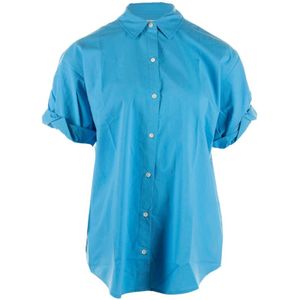 Rails, Blauwe Blouses Blauw, Dames, Maat:L