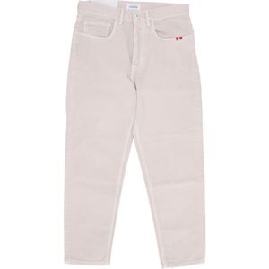 Amish, Jeans, Heren, Beige, W29, Katoen, Slim Fit Ecru Jeans