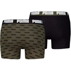 Puma, Ondergoed, Heren, Veelkleurig, L, All Over Print Pack 2 Boxer briefs