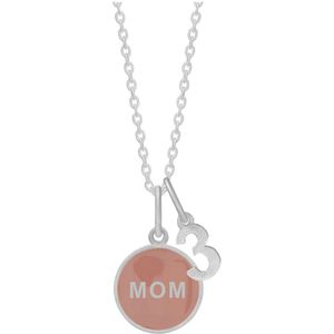 Frk. Lisberg, Gepersonaliseerde MOM Ketting met Nummers 1-10 Veelkleurig, Dames, Maat:L