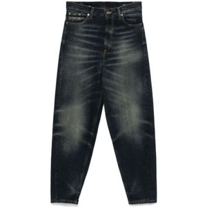 Dondup, Jeans, Dames, Blauw, W27, Denim, Indigo Blauwe Denim Jeans