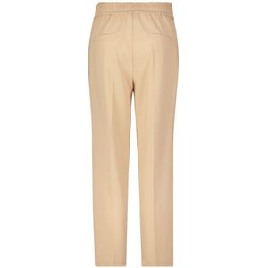 Betty Barclay, Broeken, Dames, Beige, M, Geruite hoge taille broek