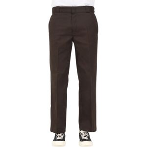 Dickies, Broeken, Heren, Bruin, W30, Katoen, Bruine Casual Werkbroek