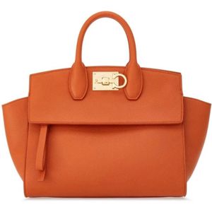 Salvatore Ferragamo, Tassen, Dames, Oranje, ONE Size, Handbags