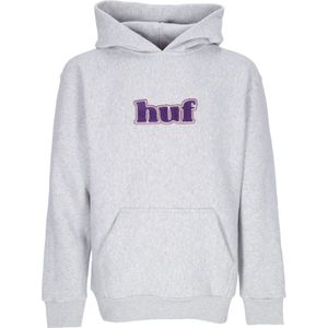 Huf, Hoodies Grijs, Heren, Maat:S