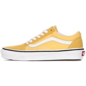 Vans, Flax/True White Old Skool Sneaker Geel, Heren, Maat:45 EU