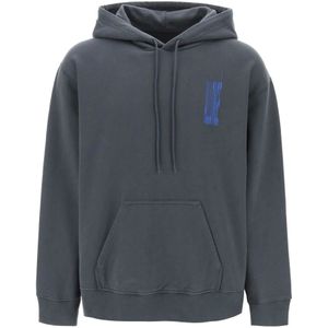 MM6 Maison Margiela, Sweatshirts & Hoodies, Heren, Grijs, M, Katoen, Hoodies