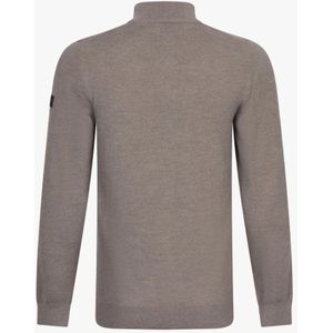 Cavallaro, Truien, Heren, Bruin, S, Merino Half Zip Pullover Trui Zand