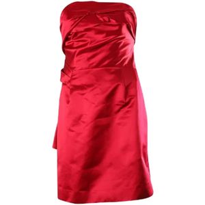 Celine Vintage, Pre-owned Polyester dresses Rood, Dames, Maat:M