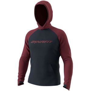 Dynafit, Burgundy 24/7 PTC Hoody Blauw, Heren, Maat:L