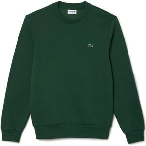 Lacoste, Sweatshirts & Hoodies, Heren, Groen, S, Katoen, Organisch Katoenen Sweatshirt - Warm, , Tijdloos