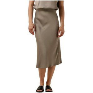 Drykorn, Rokken, Dames, Bruin, W28, Bruine Midi Rok Ura