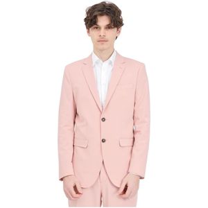 Selected Homme, Jassen, Heren, Roze, XL, Elegante Roze Herenjas