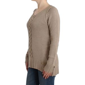 Roberto Cavalli, Truien, Dames, Beige, M, Wol, Sweatshirts Hoodies