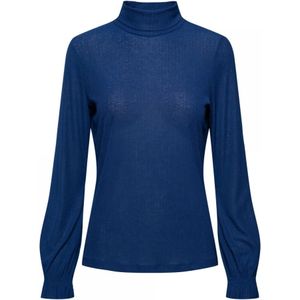 &Co Woman, Truien, Dames, Blauw, M, Polyester, Sabine Turtle NB-Night Blue