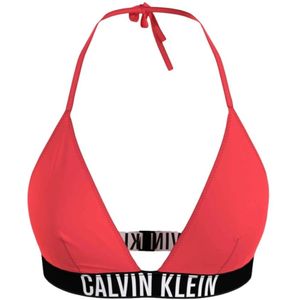 Calvin Klein, Badkleding, Dames, Rood, XS, Polyester, Bikinis