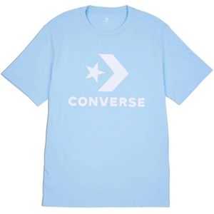 Converse, Tops, Dames, Blauw, XL, T-shirt