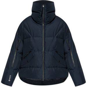 Woolrich, Sport, Dames, Blauw, S, Polyester, Ski-jack met brede kraag