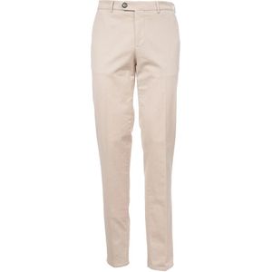 Brunello Cucinelli, Katoenen Chino Broek Beige, Heren, Maat:3XL