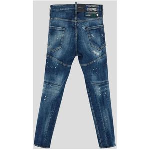 Dsquared2, Jeans, Heren, Blauw, L, Denim, Heren Denim Mode