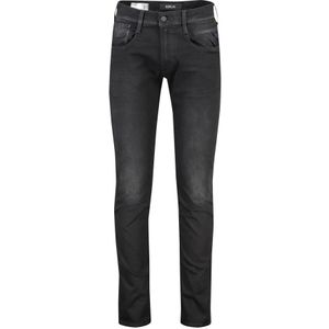 Replay, Jeans, Heren, Zwart, W32 L36, Denim, Zwarte Denim 5-Pocket Broek