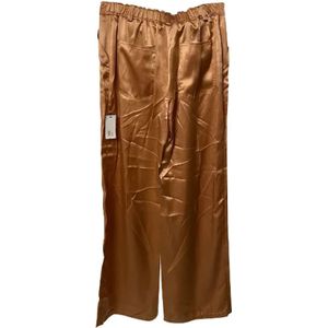 Tom Ford Pre-owned, Pre-owned, Dames, Oranje, L, Satijn, Pre-owned Silk bottoms