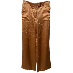 Tom Ford Pre-owned, Pre-owned Silk bottoms Oranje, Dames, Maat:L