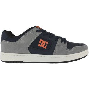 DC Shoes, Schoenen, Heren, Grijs, 41 EU, Leer, Comfortabele Leren Sneakers