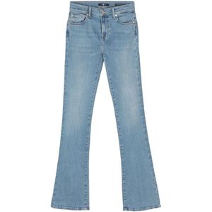 7 For All Mankind, Jeans, Dames, Blauw, W26, Denim, Bootcut Jeans voor Vrouwen