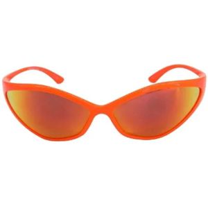 Balenciaga Vintage, Pre-owned, Heren, Oranje, ONE Size, Nylon, Pre-owned Nylon sunglasses