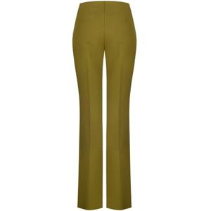 Rinascimento, Broeken, Dames, Groen, S, Polyester, Broek van technische stof met zijrits