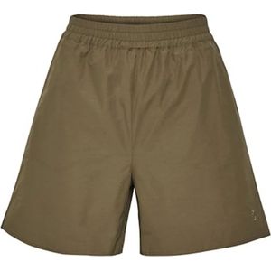 Gestuz, Korte broeken, Dames, Groen, XS, Katoen, Korte shorts met elastische tailleband