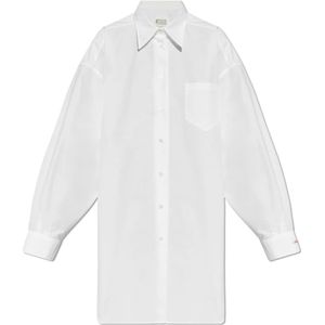 Maison Margiela, Blouses & Shirts, Dames, Wit, M, Katoen, Oversized Cut Shirt