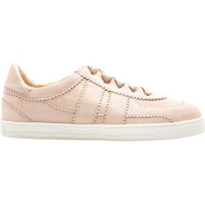 Attilio Giusti, Pastel Pink Suede Sneaker Roze, Dames, Maat:37 EU