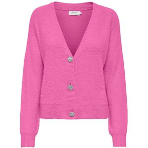 Only, Truien, Dames, Roze, S, Nylon, Piumo Cardigan Vest