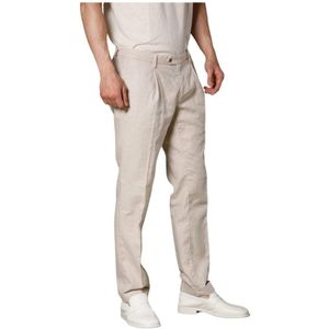 Mason's, Broeken, Heren, Beige, 3Xl, Katoen, Genova Style Heren Chino Broek