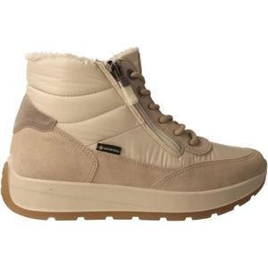 ara, Schoenen, Dames, Beige, 37 1/2 EU, Suède, Beige Gore-Tex Dames High-Top Sneaker