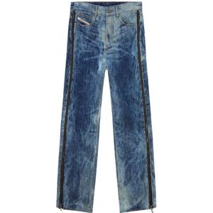 Diesel, Jeans, Heren, Blauw, W30, Katoen, Straight Jeans - D-Rise