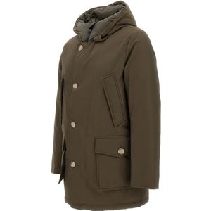 Woolrich, Mantels, Heren, Groen, M, Parka