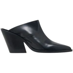 Iro, Heeled Mules Zwart, Dames, Maat:40 EU