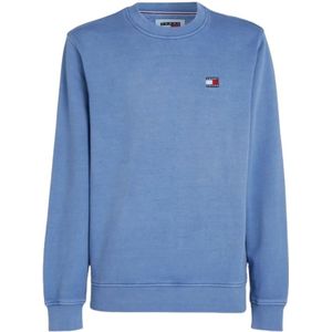 Tommy Hilfiger, Sweatshirts & Hoodies, Heren, Blauw, 2Xl, Katoen, Sweatshirts